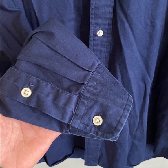 Ralph Lauren Men's Blake Navy Blue Button Down Shirt Size XL - Picture 4 of 5